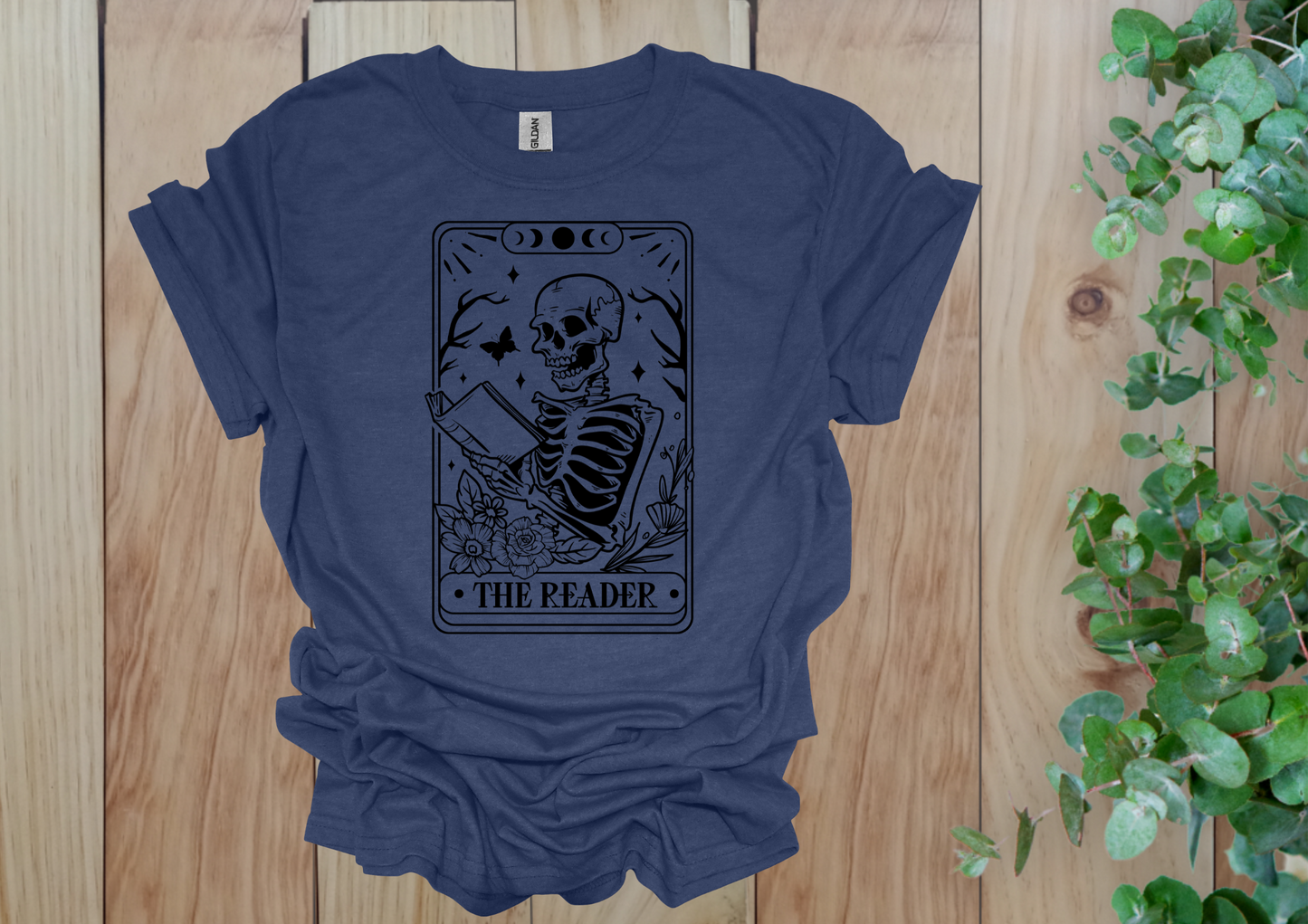 The Reader Tarot Skeleton Tee