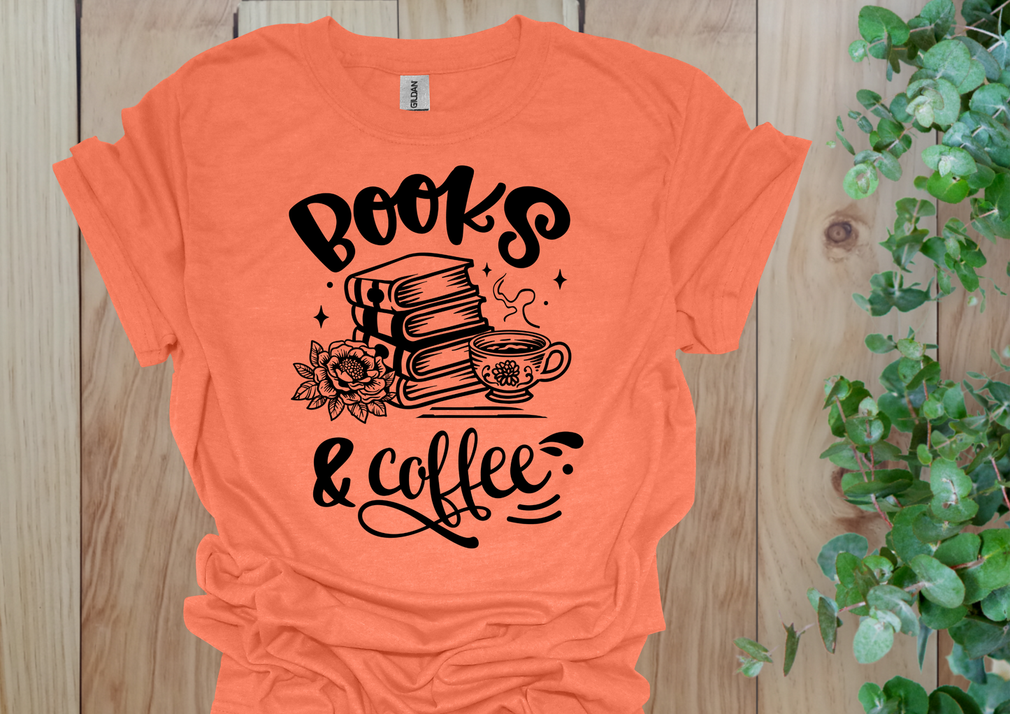 Books & Coffee Tee