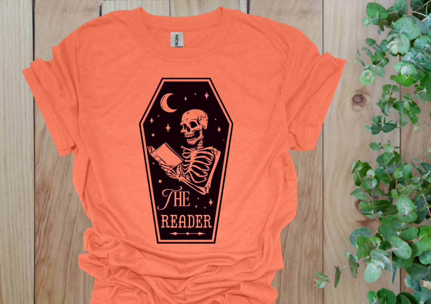 The Reader Skeleton Tee