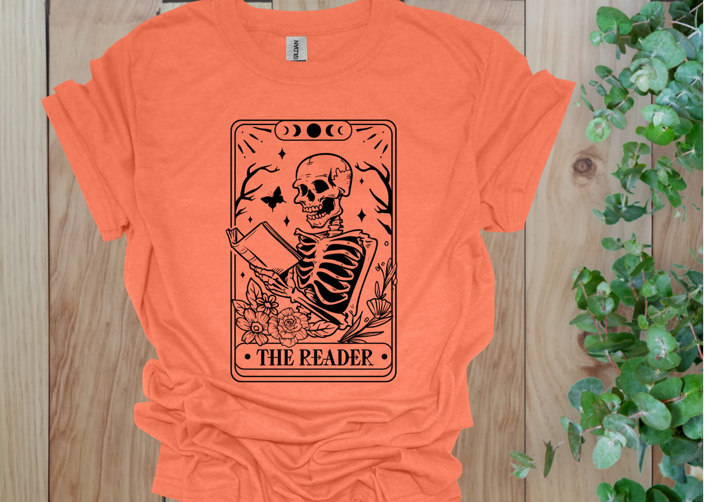 The Reader Tarot Skeleton Tee