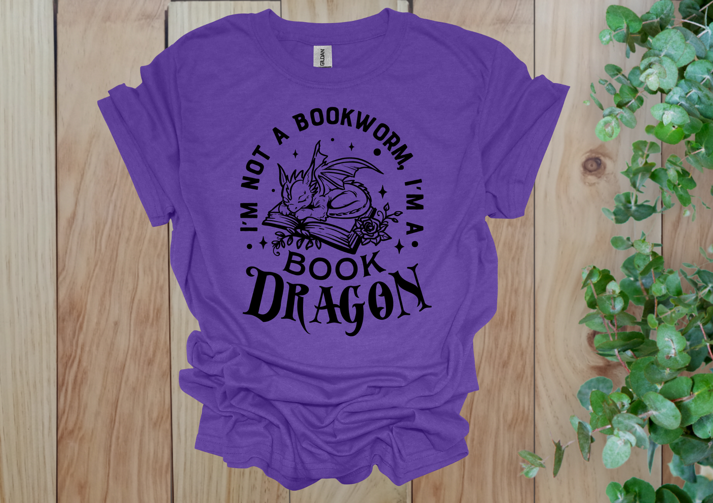 Cute Book Dragon Tee