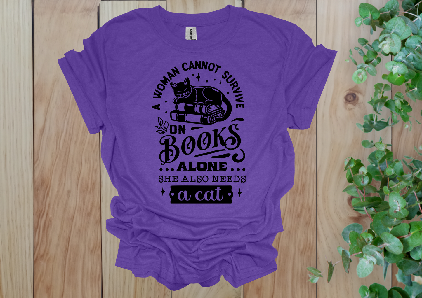 Books & Cats Tee