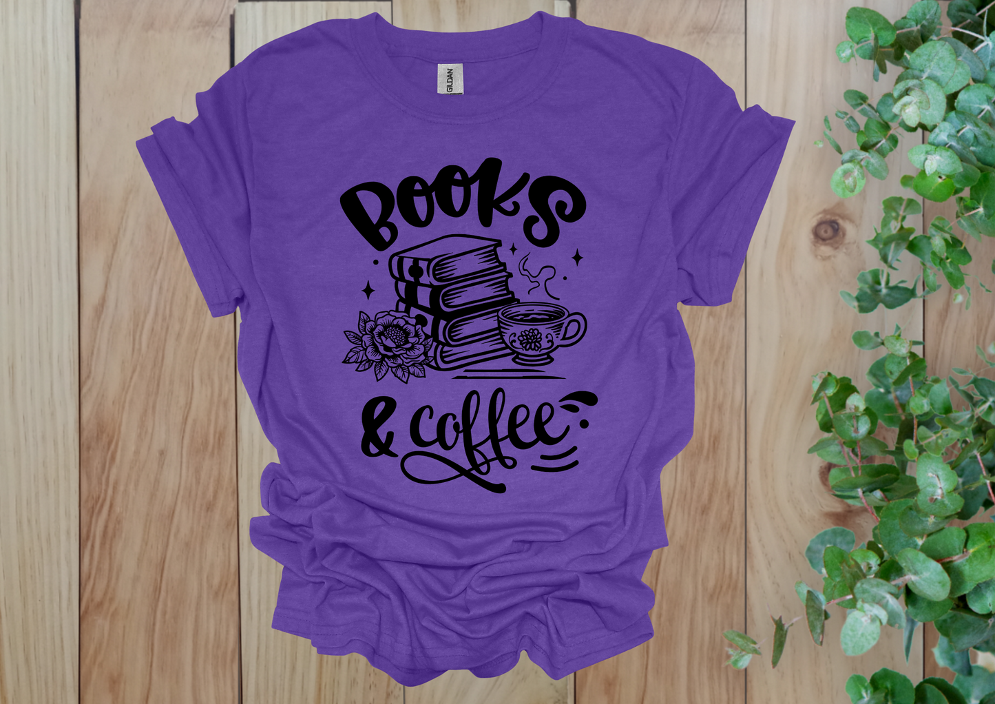 Books & Coffee Tee