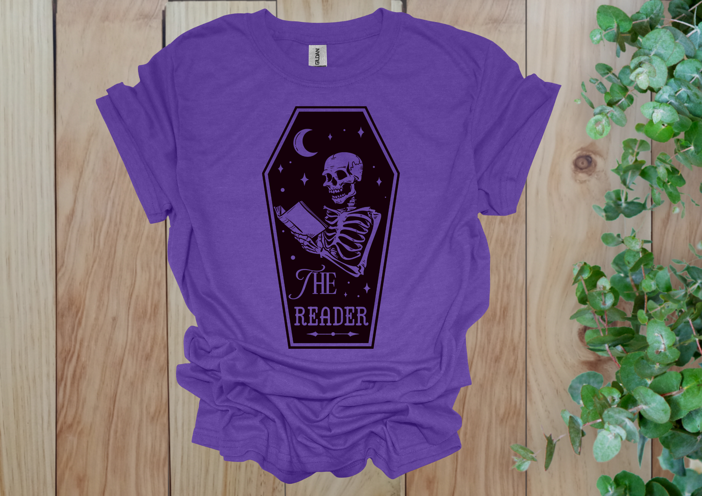 The Reader Skeleton Tee