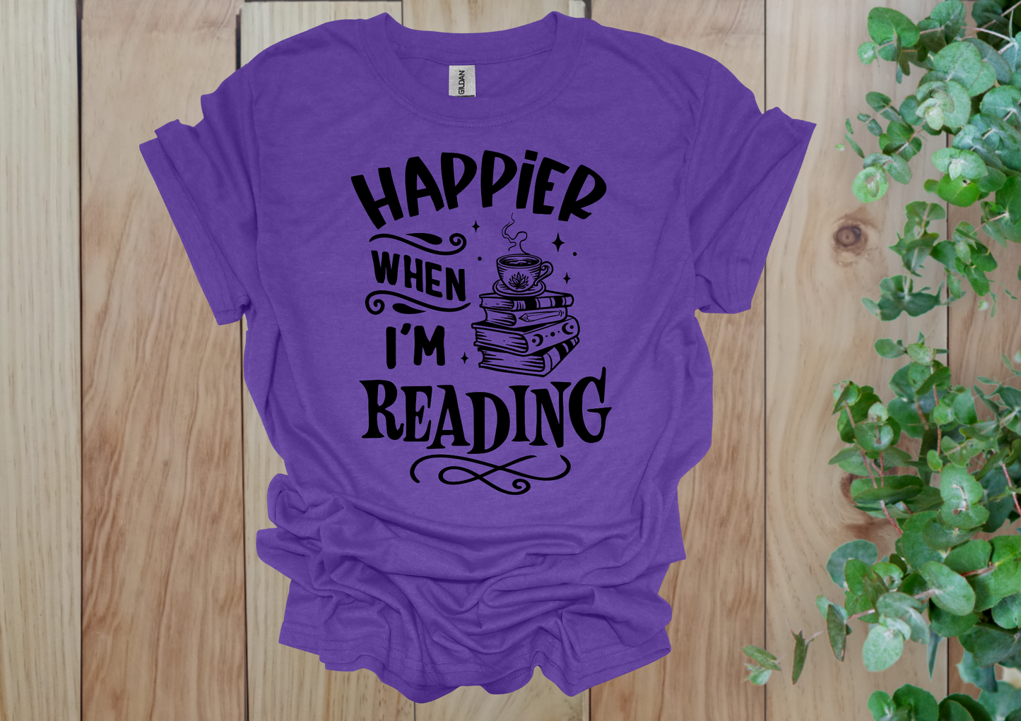 Happier When Reading Tee