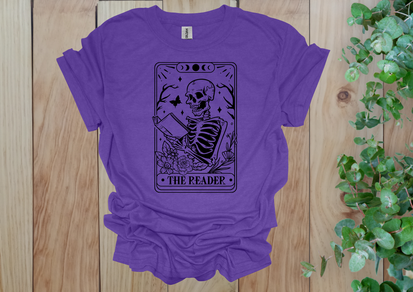 The Reader Tarot Skeleton Tee