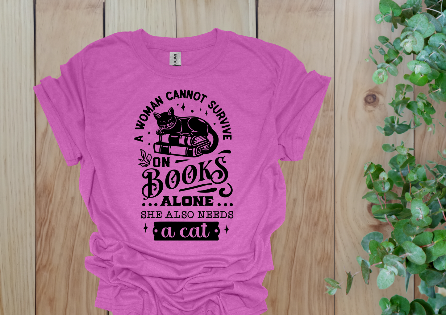 Books & Cats Tee