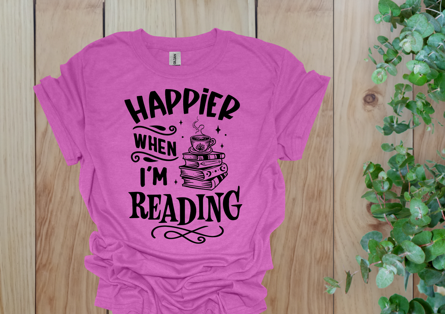 Happier When Reading Tee