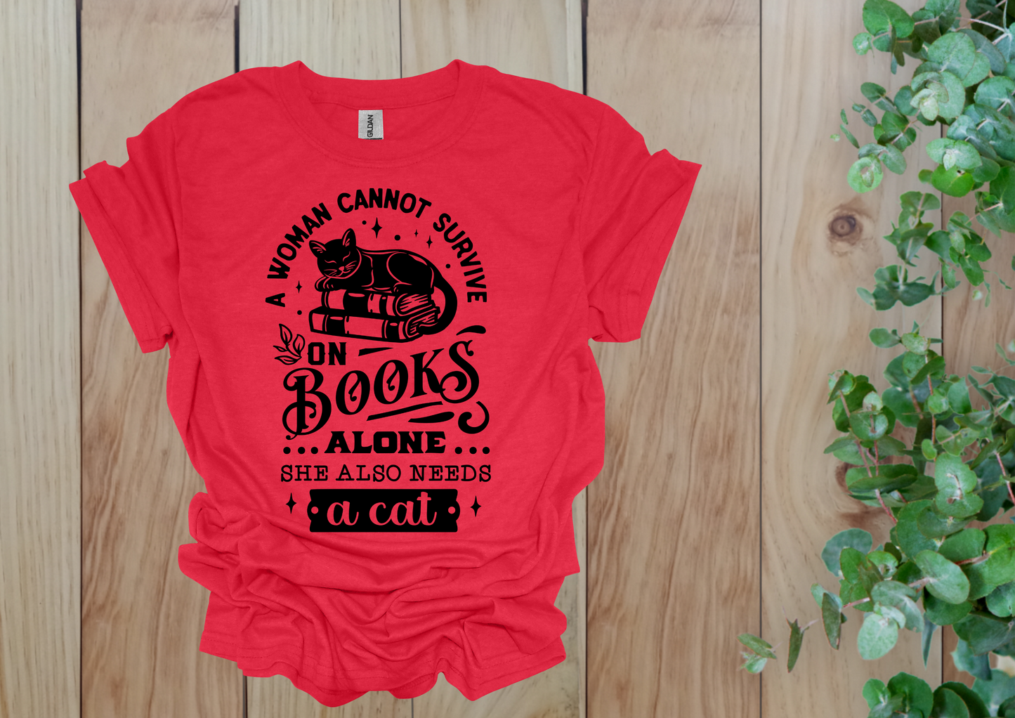 Books & Cats Tee