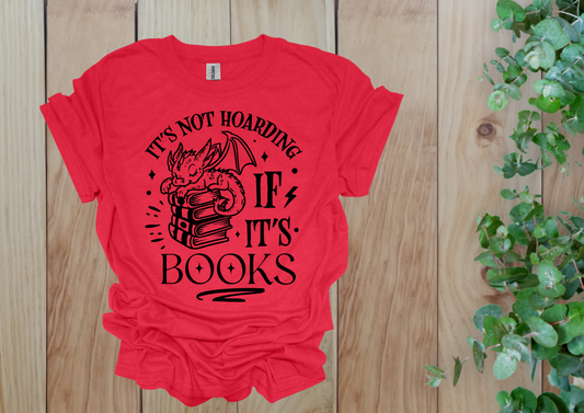 Book Hoarding Dragon Tee