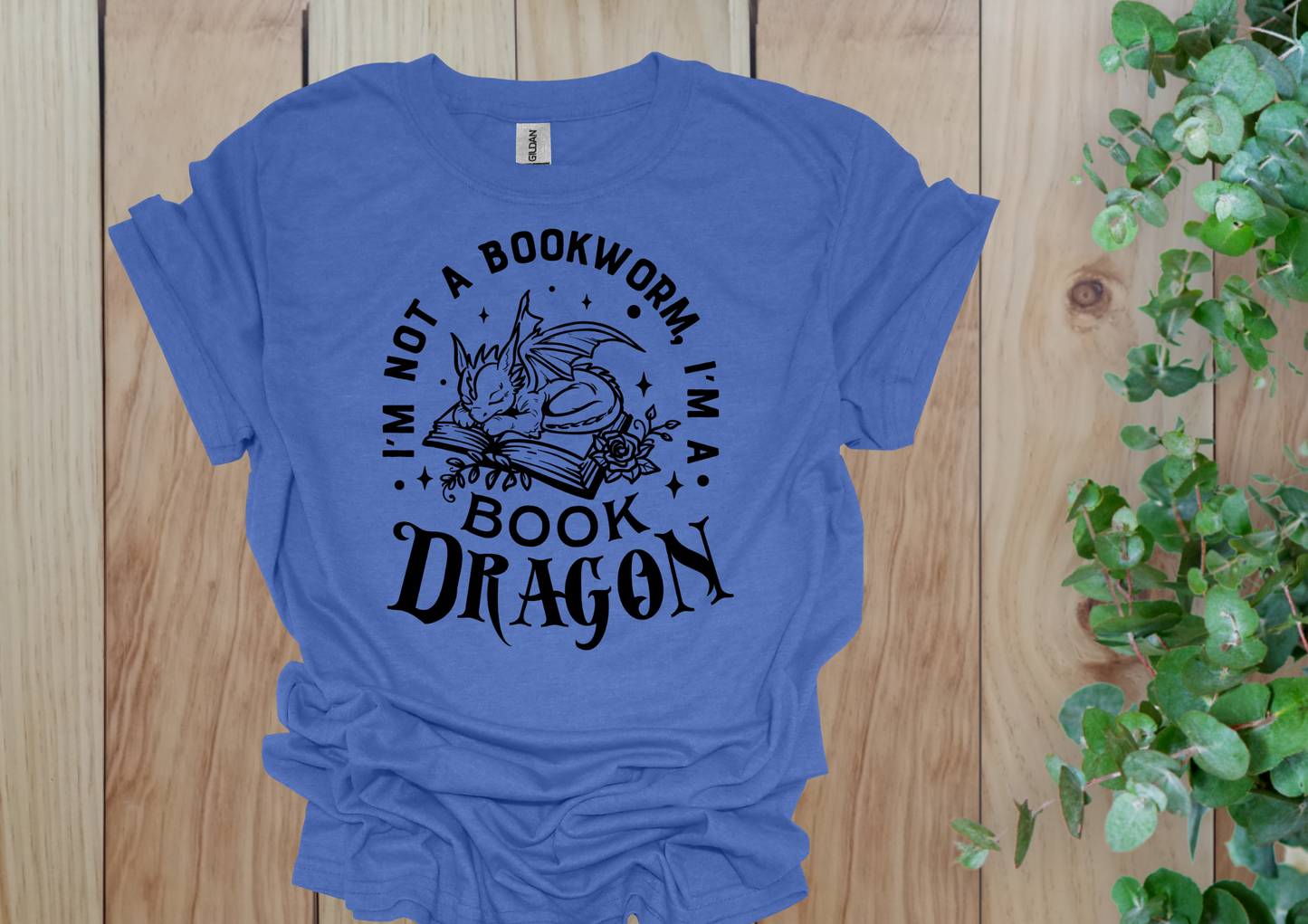 Cute Book Dragon Tee