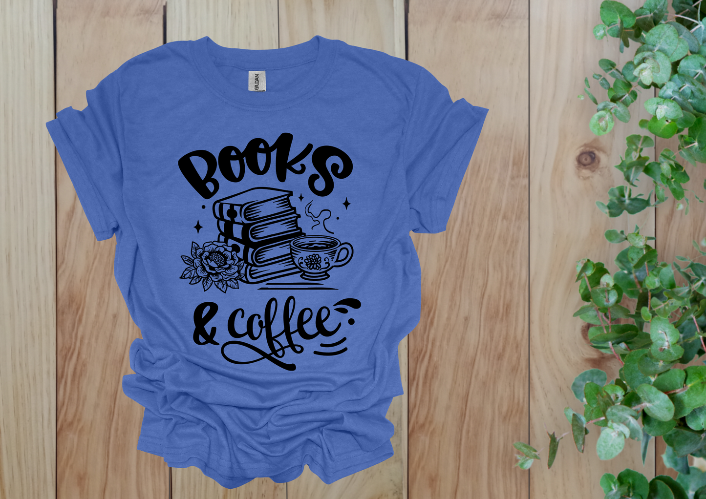 Books & Coffee Tee