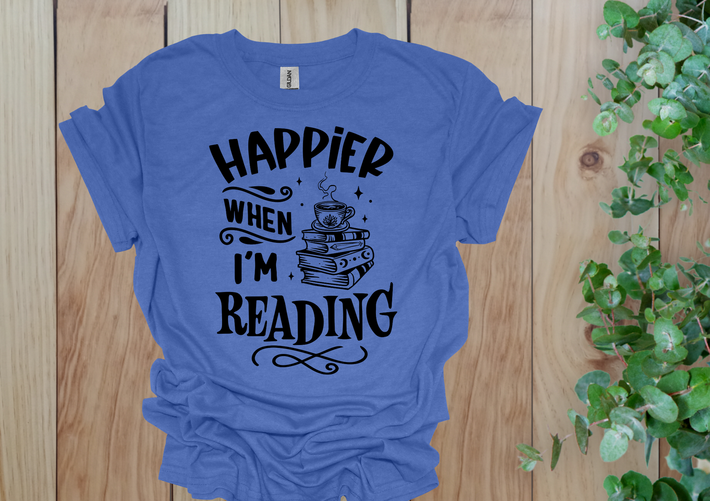 Happier When Reading Tee