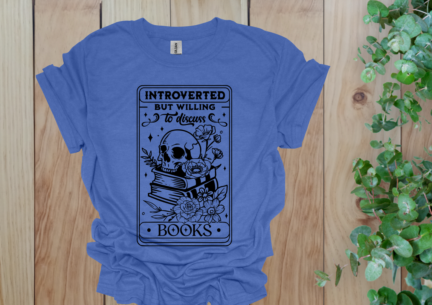 Introverted But Bookish Tee