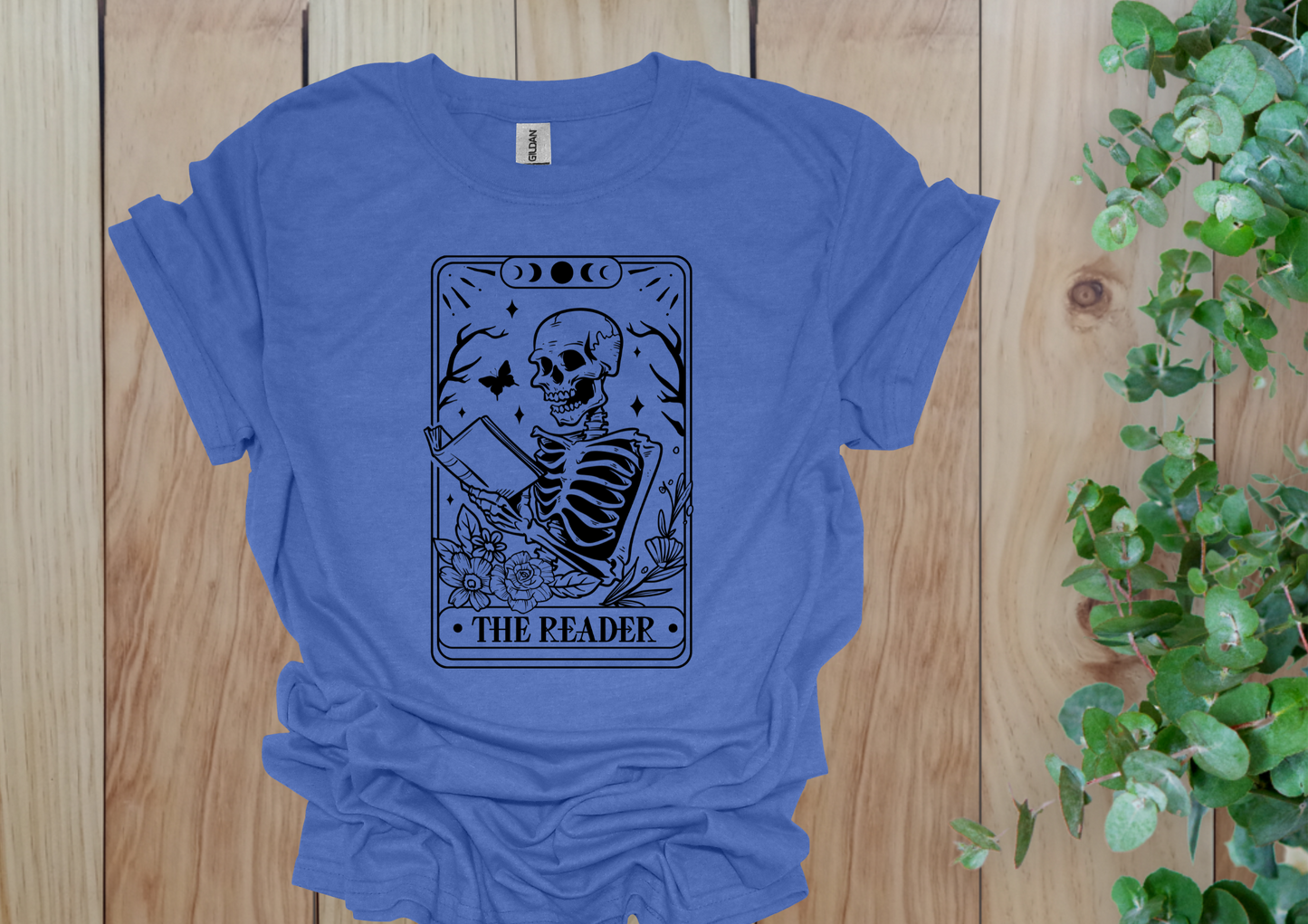 The Reader Tarot Skeleton Tee