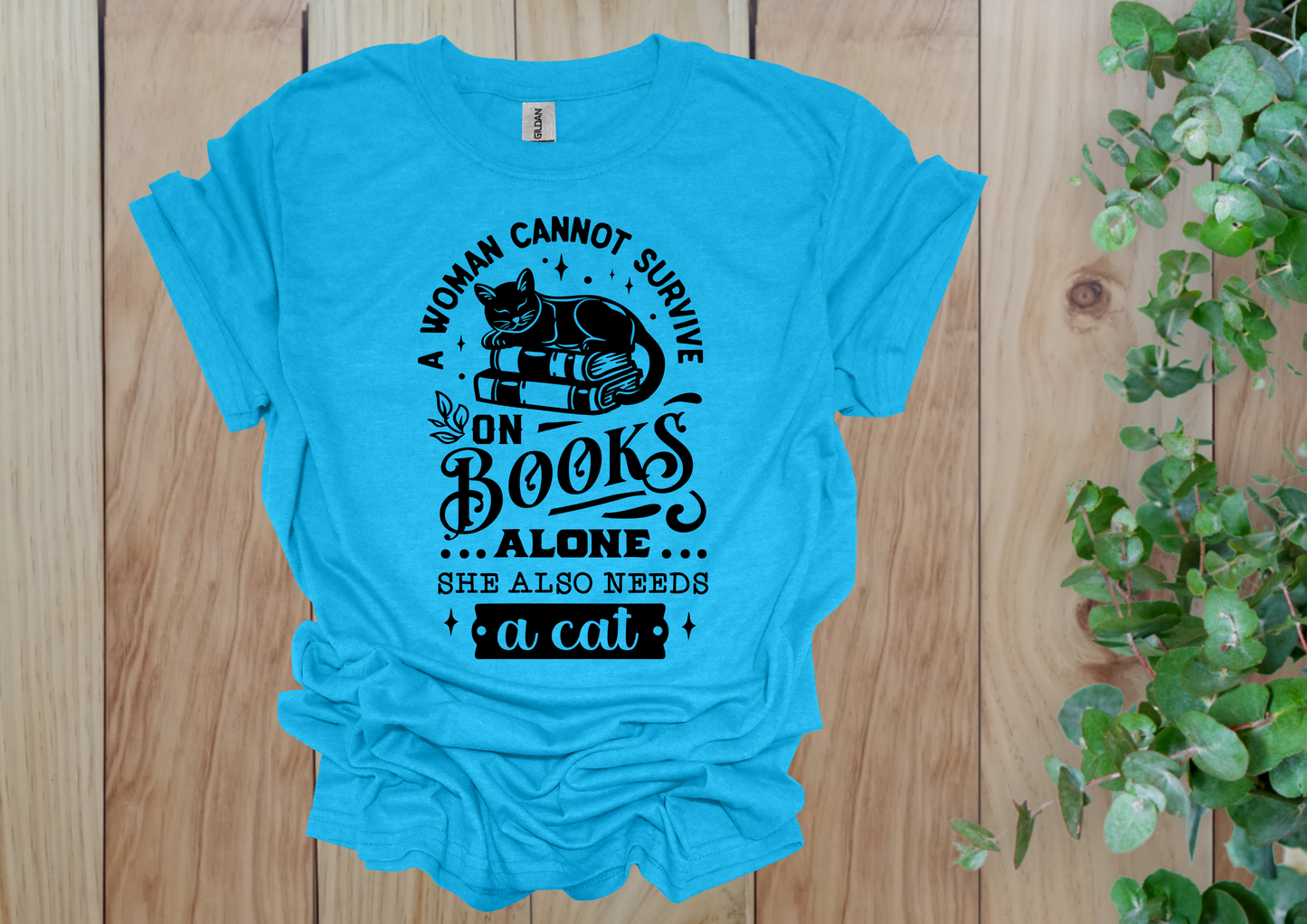 Books & Cats Tee