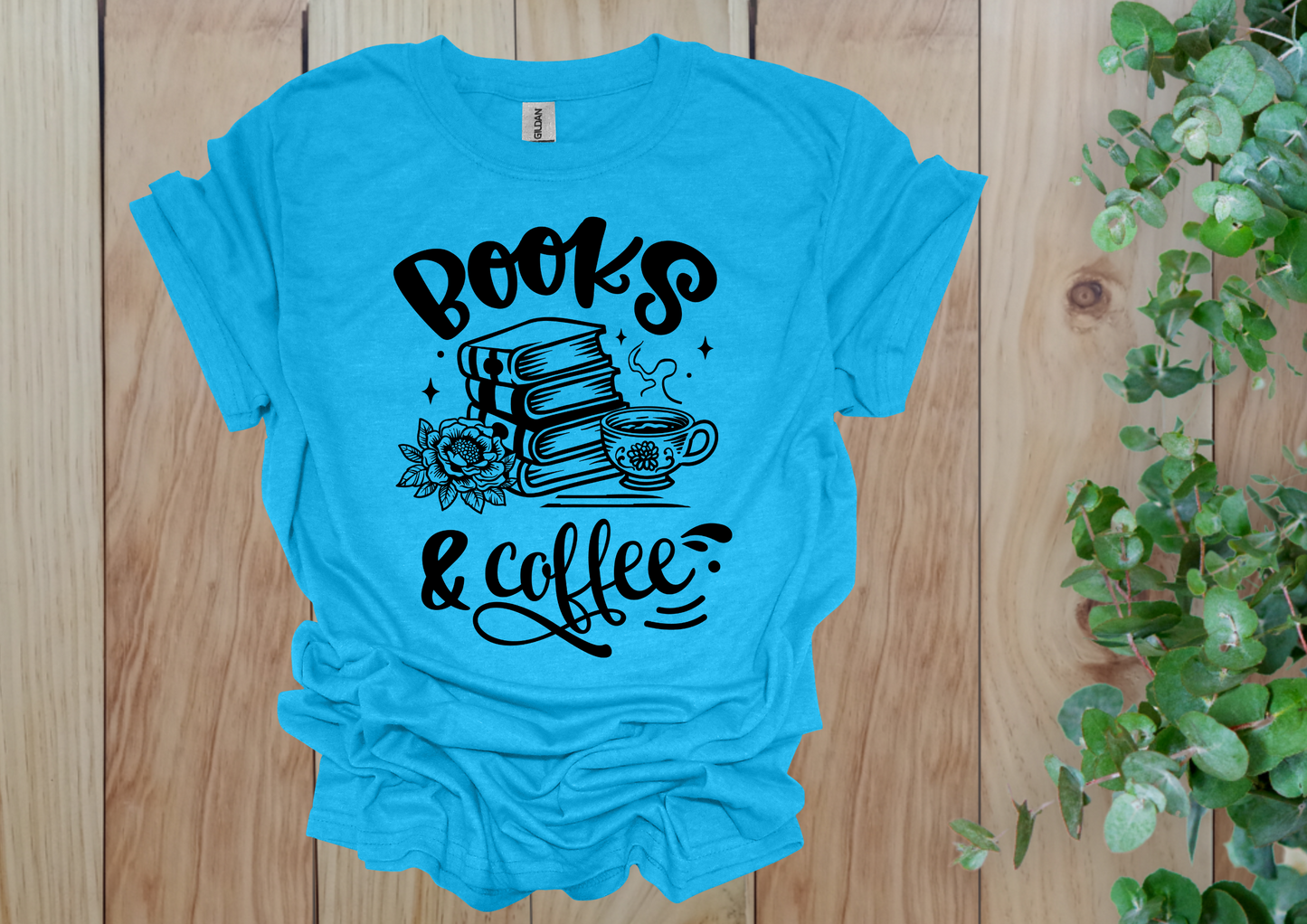 Books & Coffee Tee