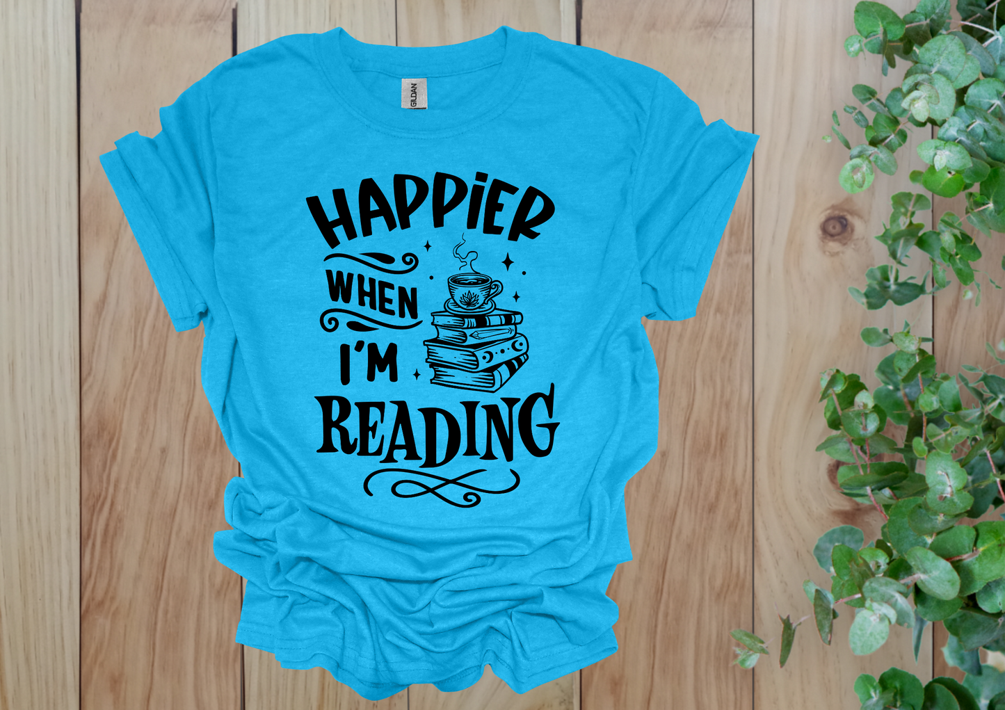 Happier When Reading Tee