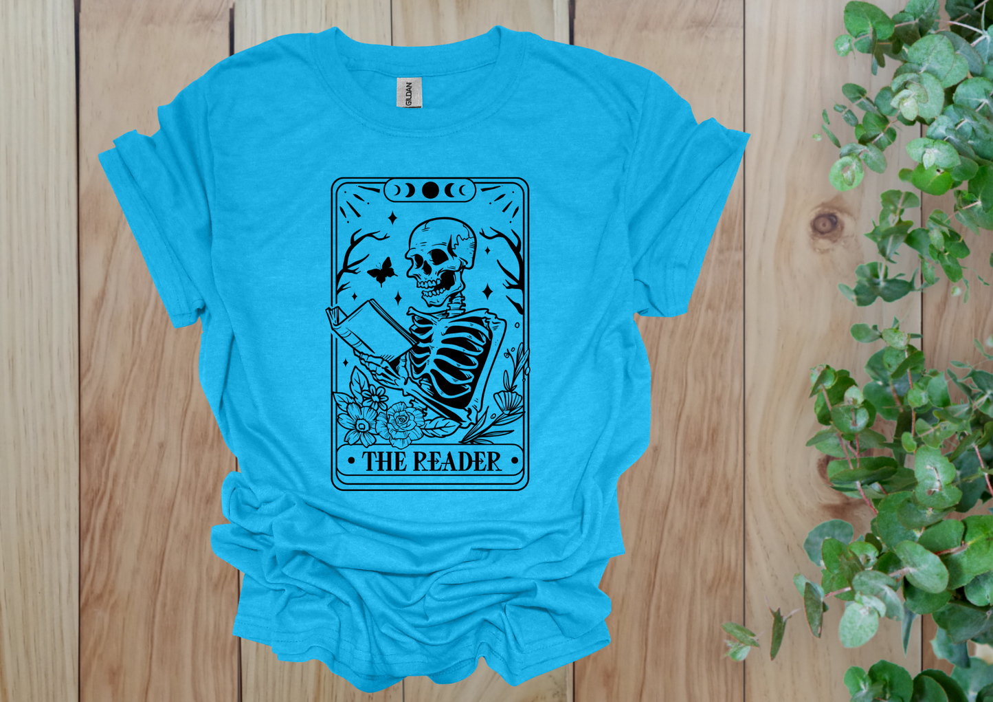 The Reader Tarot Skeleton Tee