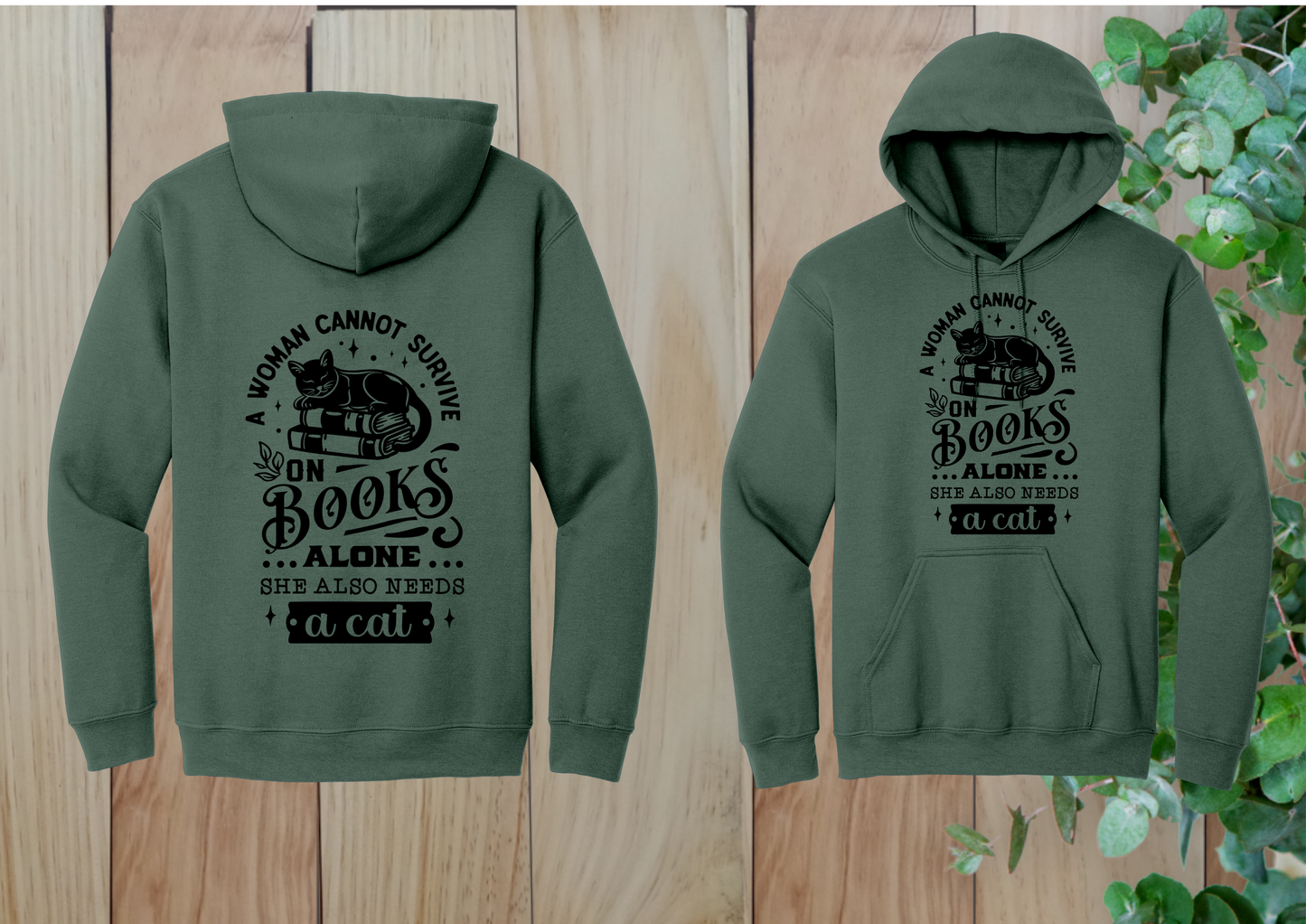 Books & Cats Hoodie