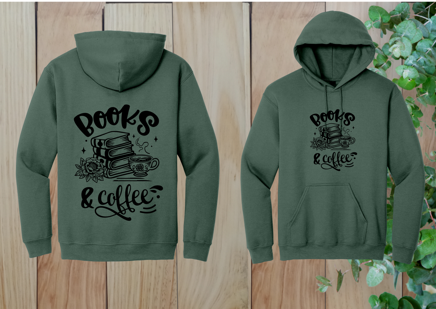 Books & Coffee Hoodie