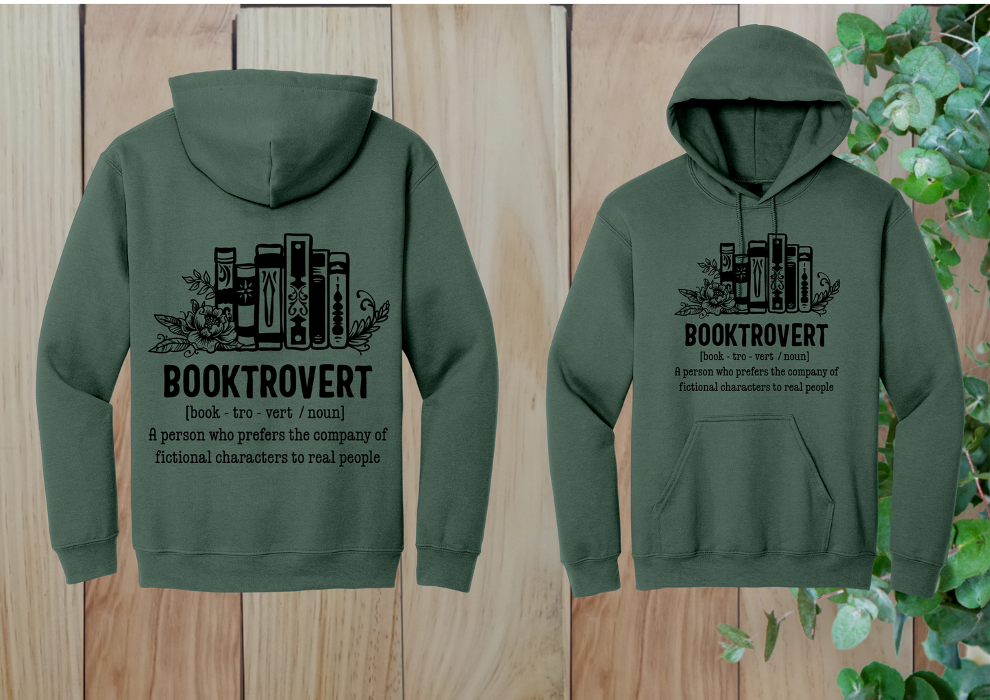 Booktrovert Definition Hoodie