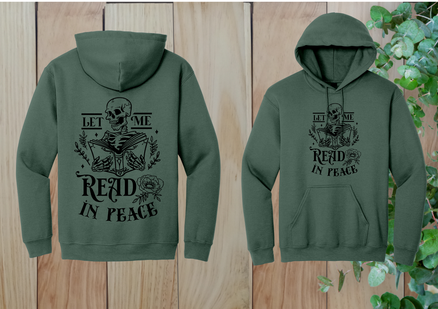 Let Me Read In Peace Hoodie