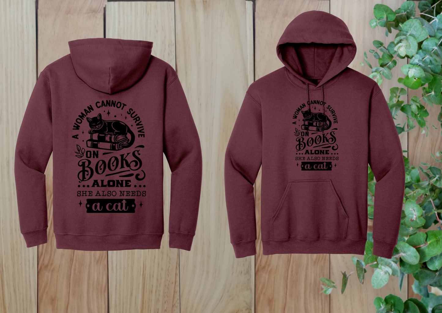 Books & Cats Hoodie