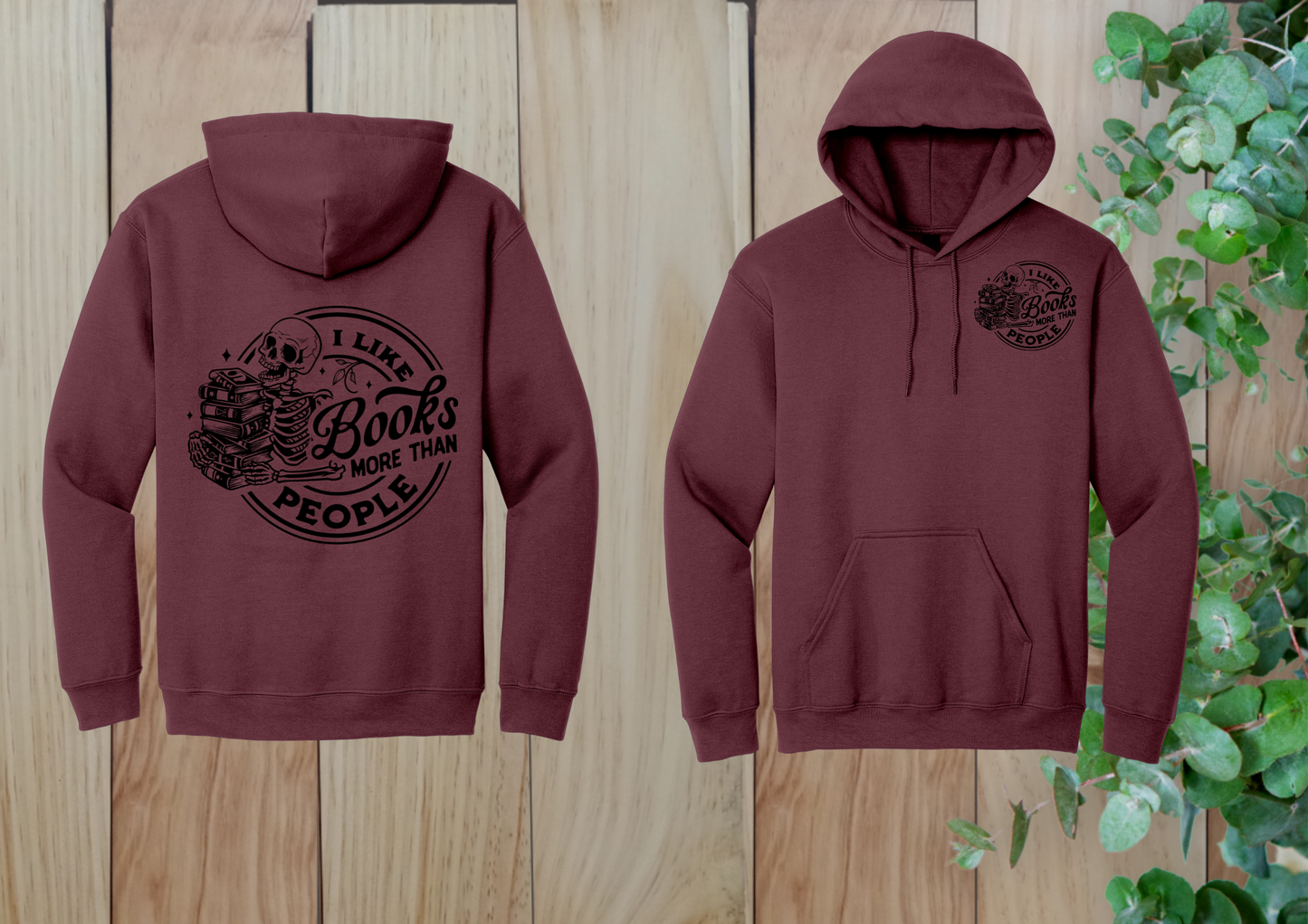 Books Over People Hoodie