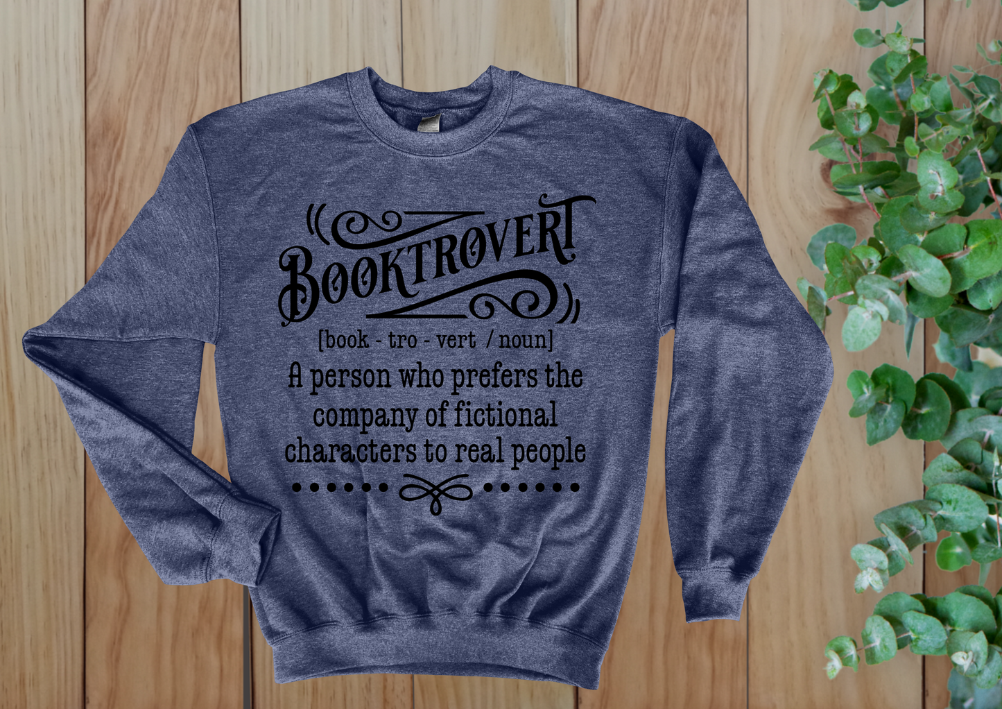 Booktrovert Definition Text Crew