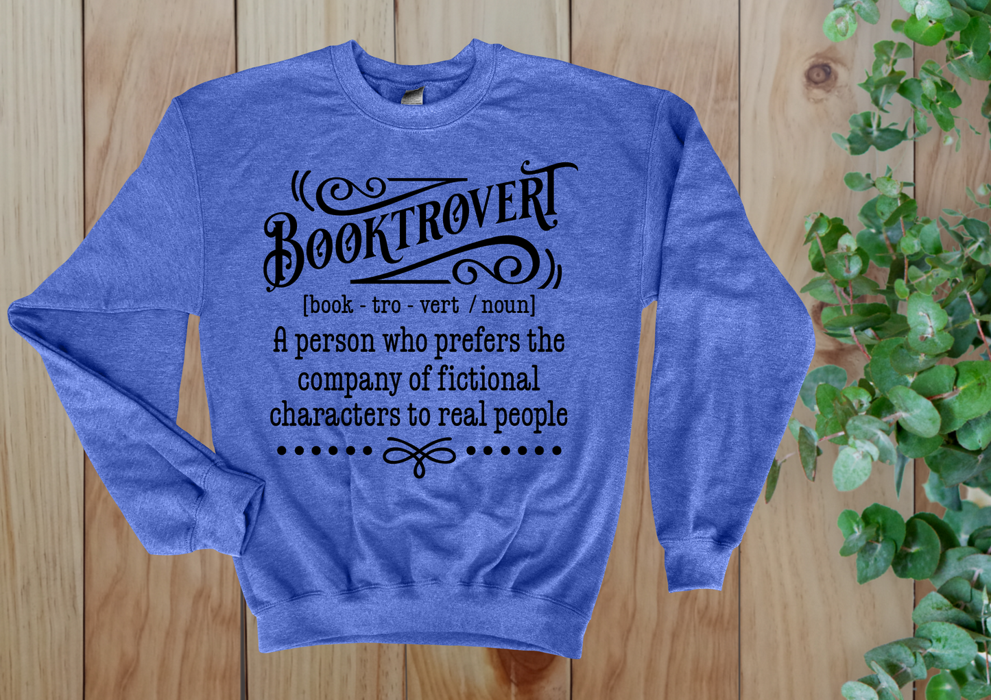 Booktrovert Definition Text Crew