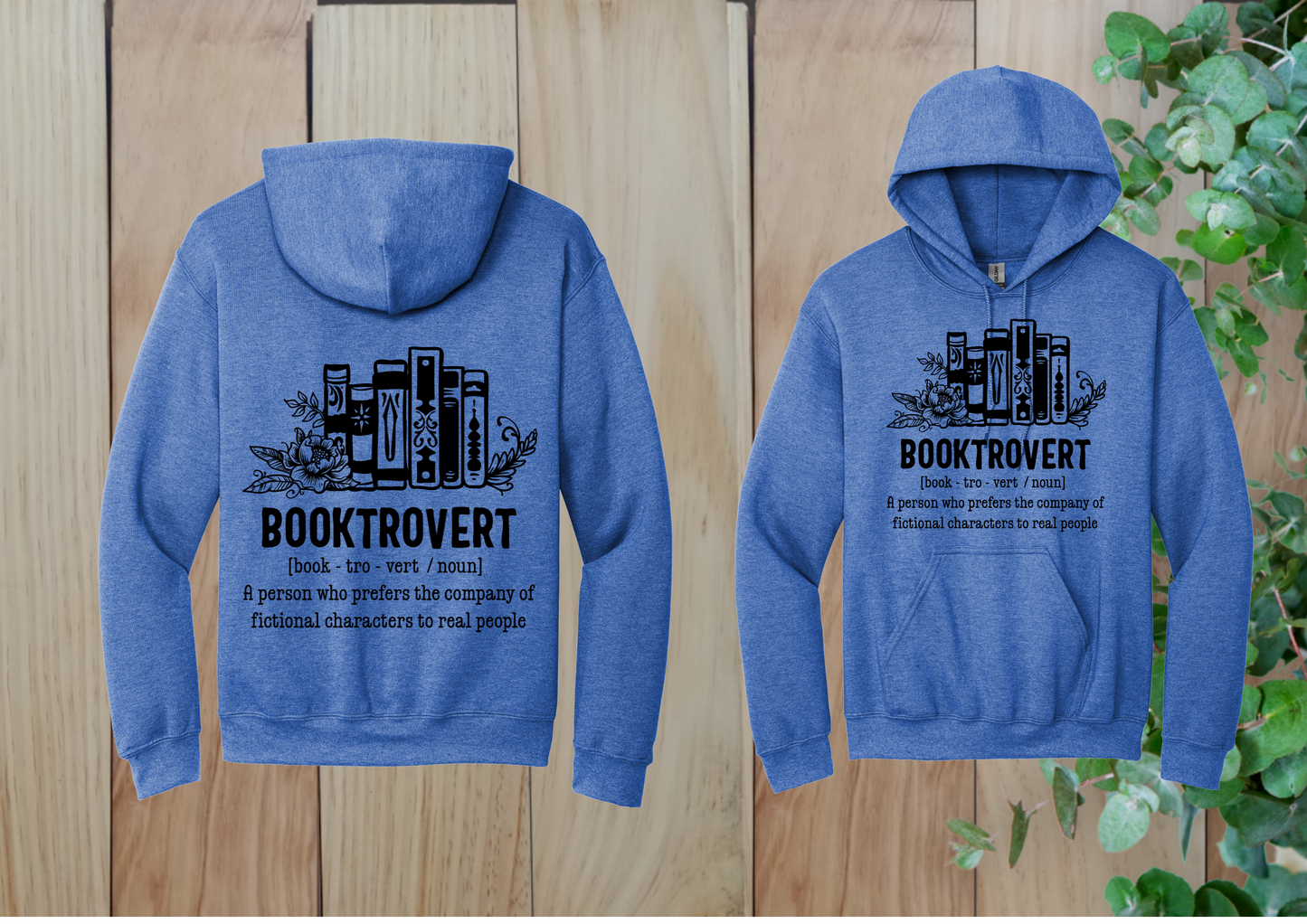 Booktrovert Definition Hoodie