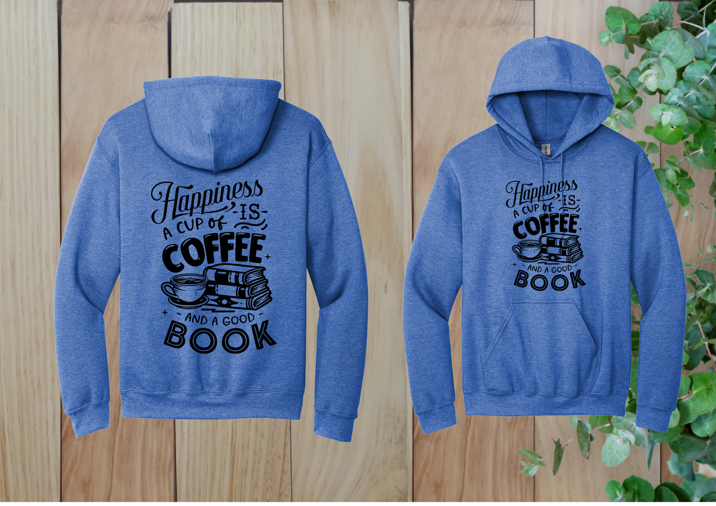 Happiness is Coffee & Books Hoodie