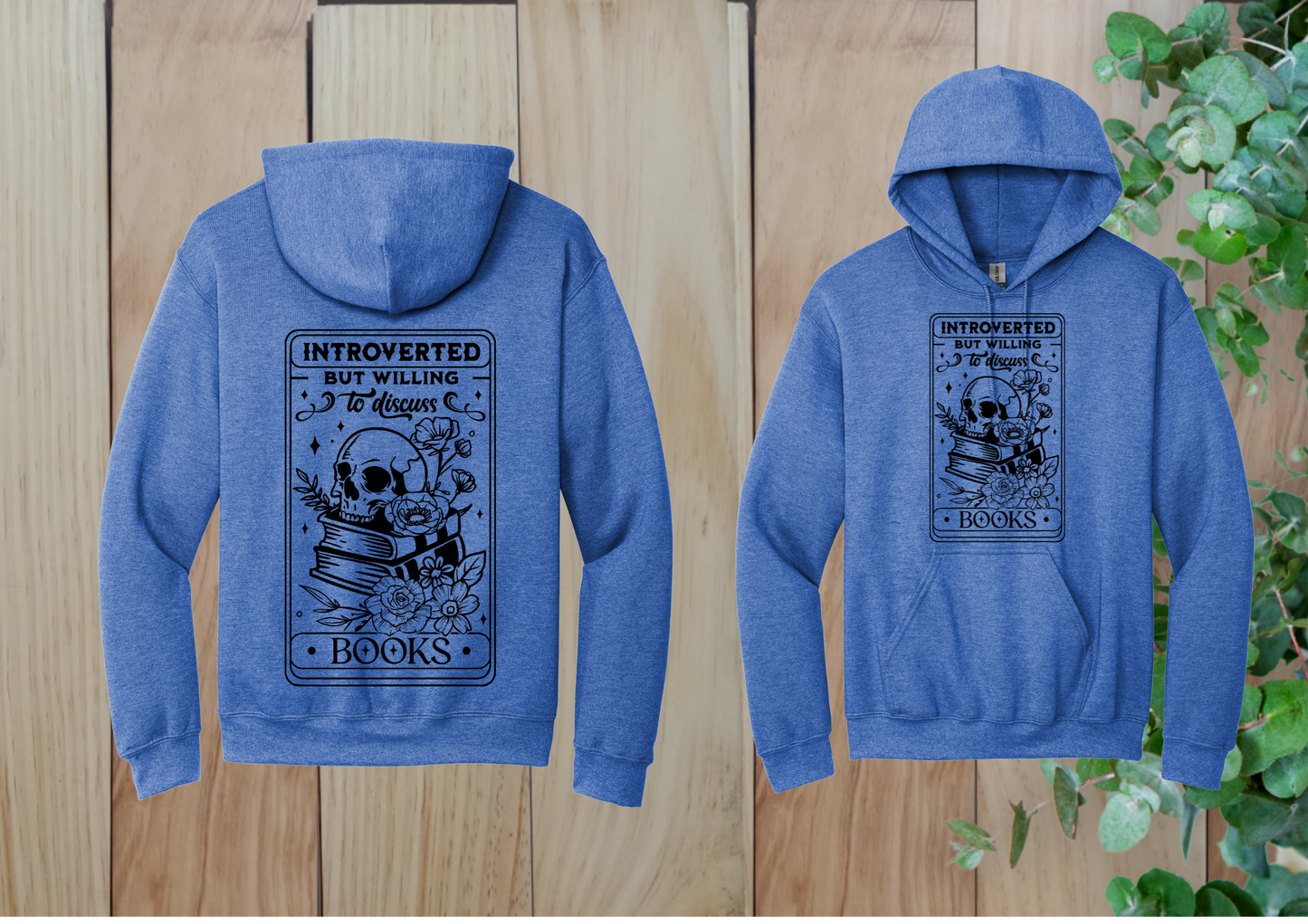 Introverted But Bookish Hoodie