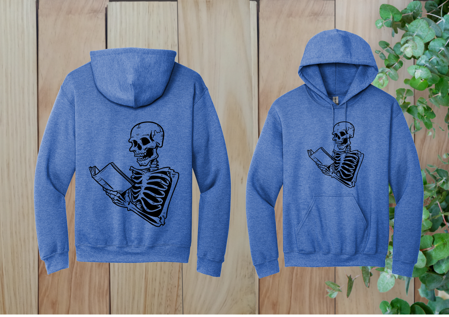 Skull Reading Hoodie