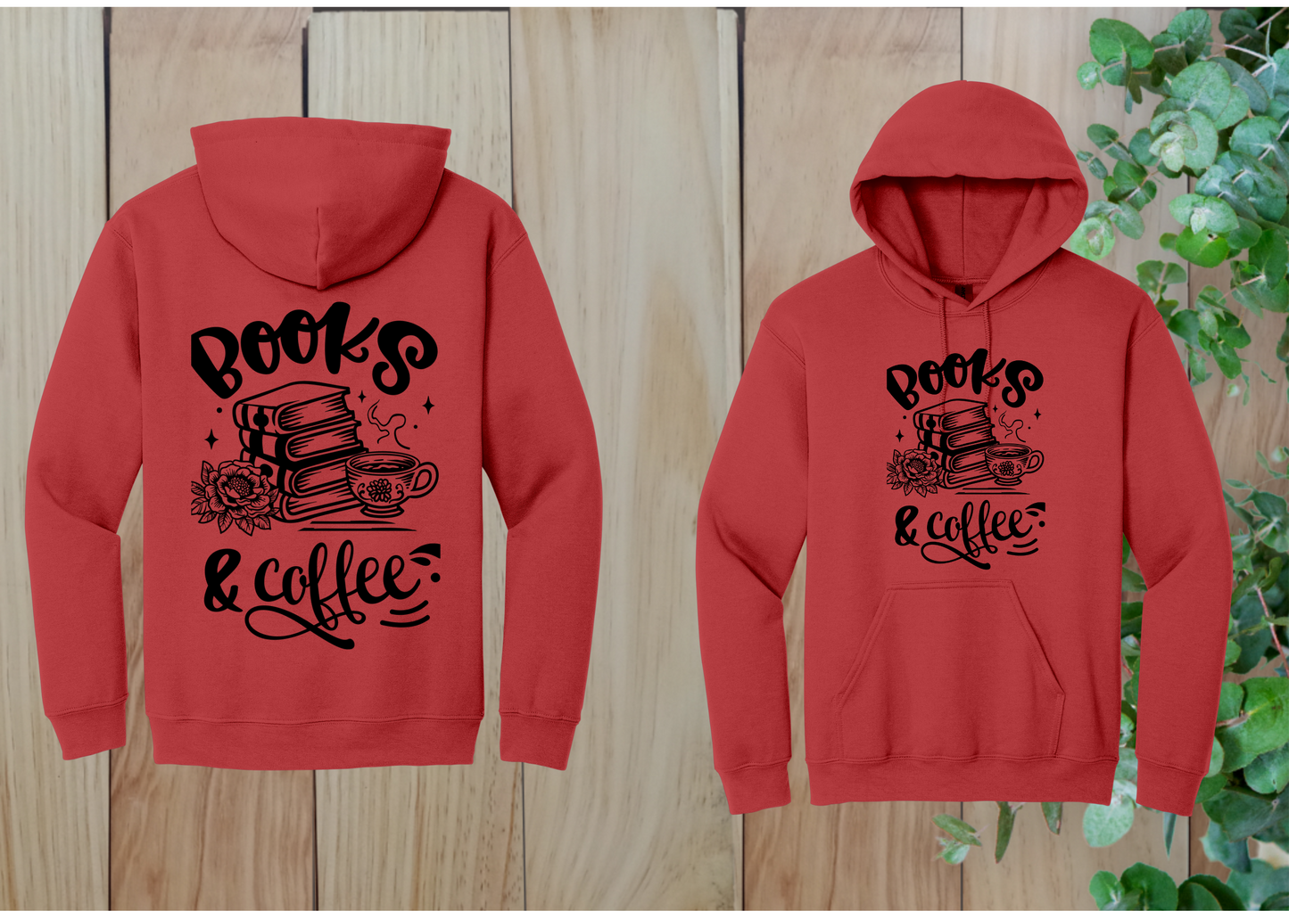 Books & Coffee Hoodie