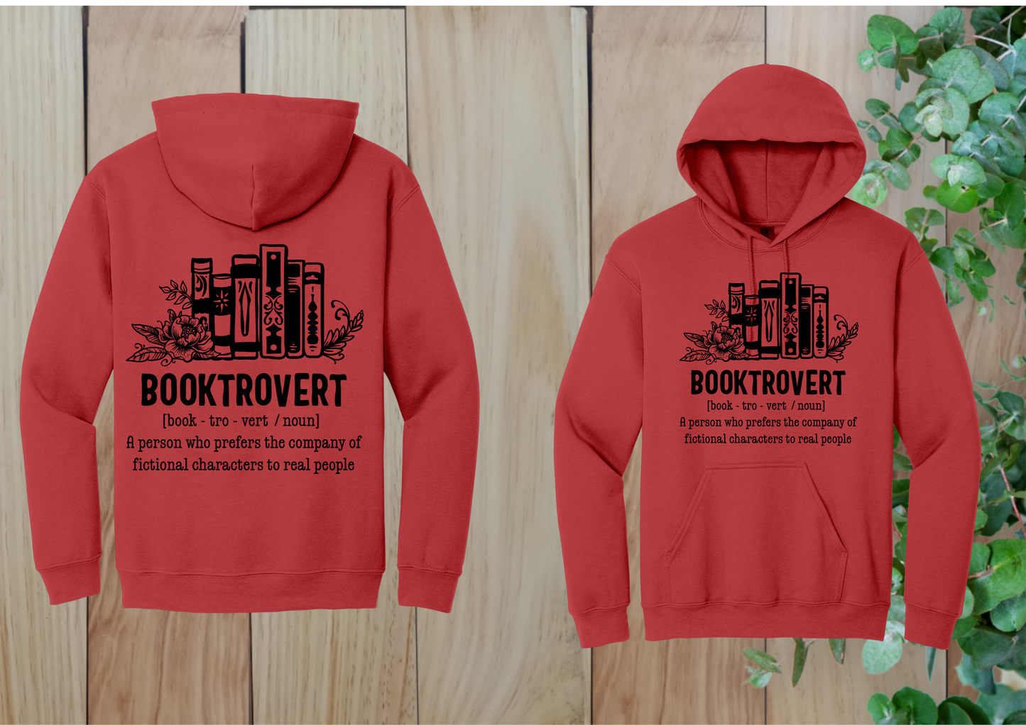 Booktrovert Definition Hoodie