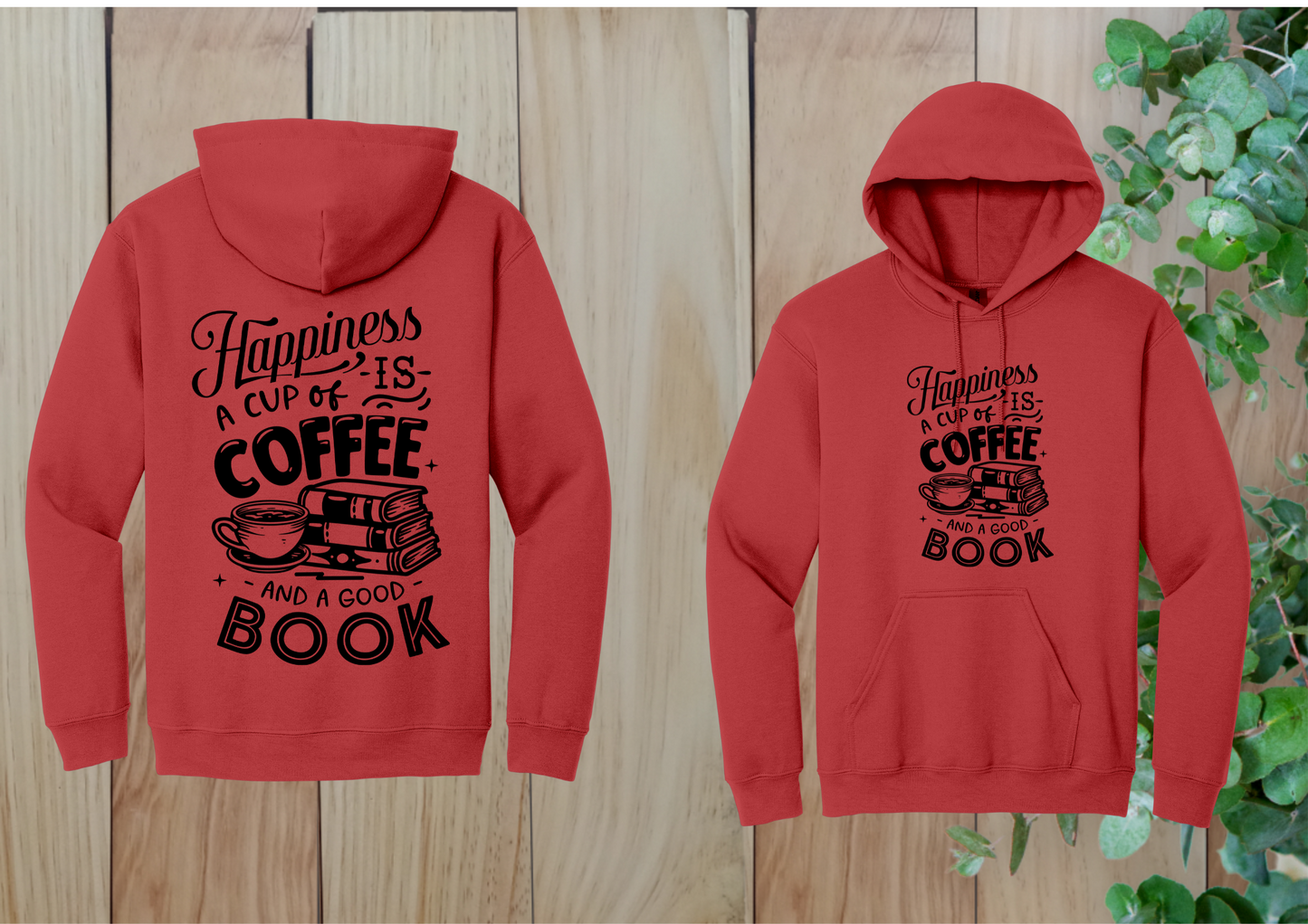 Happiness is Coffee & Books Hoodie