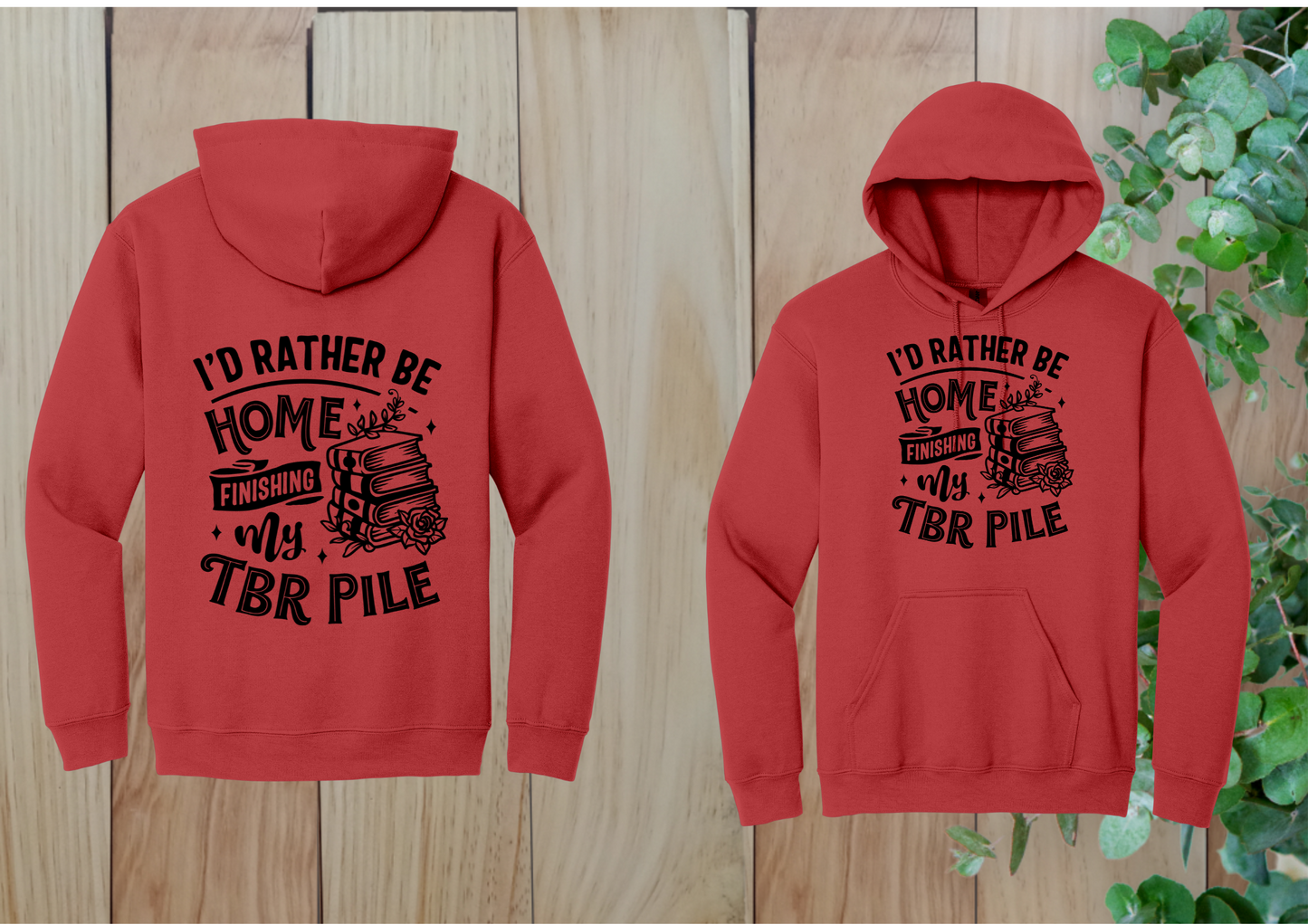 TBR Pile Homebody Hoodie