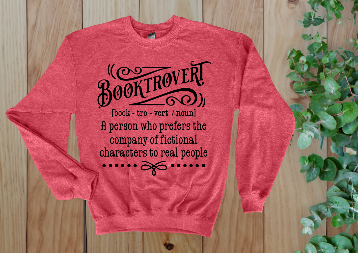 Booktrovert Definition Text Crew