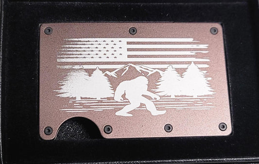 Bigfoot flag wallet