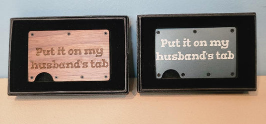 Husbands tab wallet