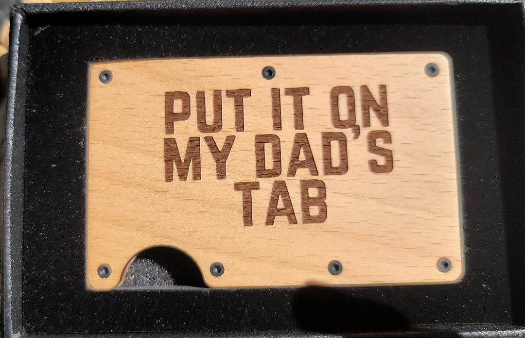 Put it on Dad Wallet