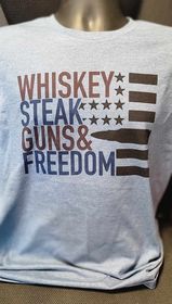 Whiskey, Steak, Freedom Tshirt